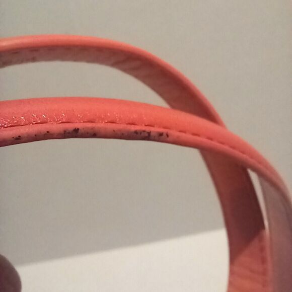 J.McLaughlin Pink Leather Skinny Belt-Size S/M-Gold Hardware-Adjustable- - Picture 9 of 9